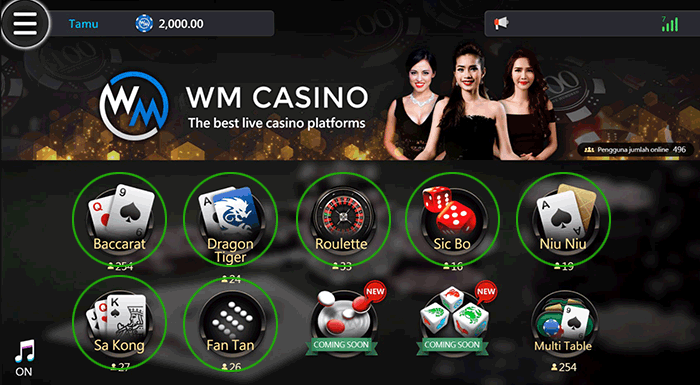 pilih permainan casino gratis wmc
